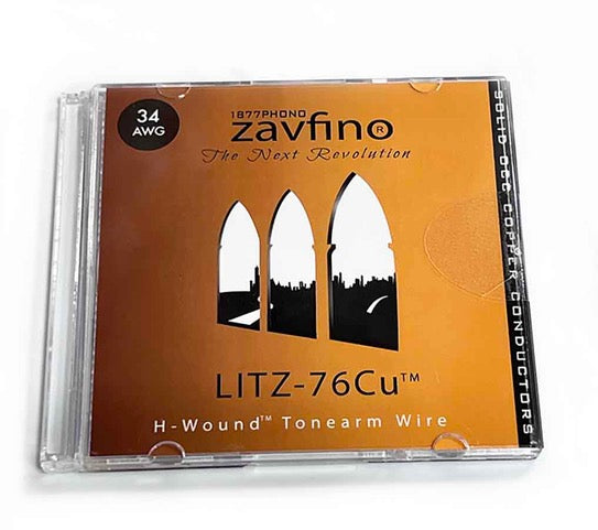 LITZ-76™ Cryo-Treated Pure Silver Tonearm Rewire - ZavfinoUSA