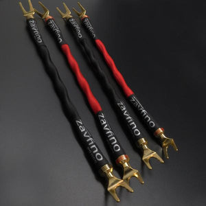 12 AWG OCC Jumpers with 24k Gold Spades